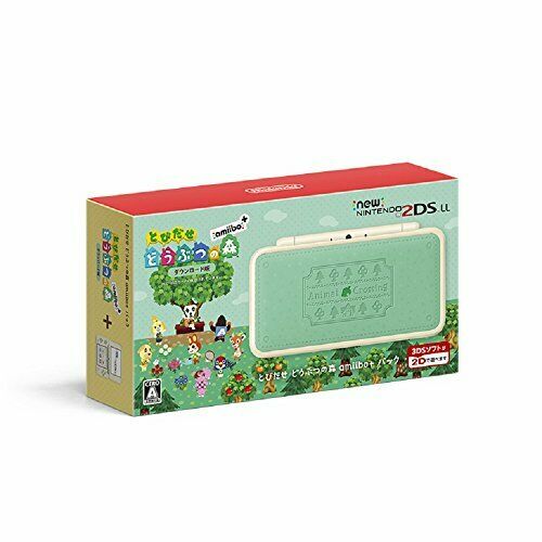 [Japan ver] Nintendo 2DS XL Animal Crossing:  leaf amiibo+ Pre-installed NEW_1