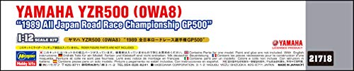 Hasegawa 1/12 YAMAHA YZR500 (0WA8) 1989 GP500 Hasegawa 21718 Model Kit NEW_7