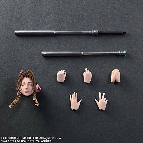 Crisis Core - Final Fantasy VII - Play Arts Kai Aerith Figure from Japan_2