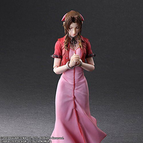 Crisis Core - Final Fantasy VII - Play Arts Kai Aerith Figure from Japan_4
