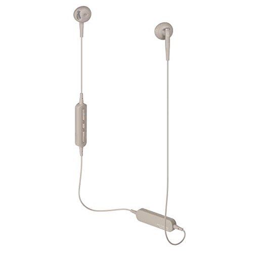 audio-technica ATH-C200BT Wireless Bluetooth In-Ear Headphones Beige NEW_1