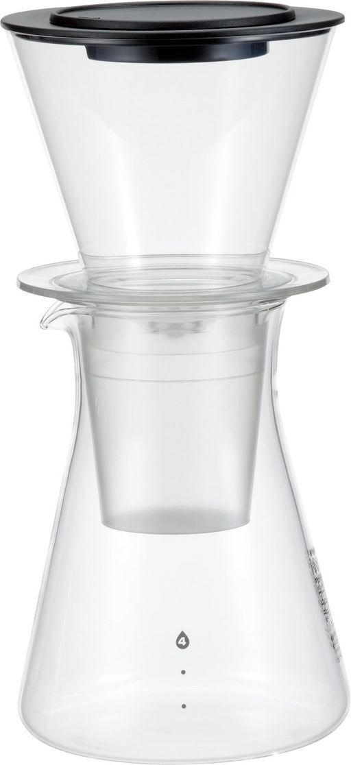 IWAKI Glass Coffee Server Water Dripper Water Drip 440ml KT8644-CL1 Clear NEW_1