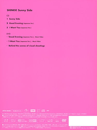 SHINee Sunny Side Limited Edition CD DVD Photobooklet UPCH-89392 K-Pop NEW_2