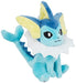 Pokemon Center Original Plush Doll Pokemon Fit Vaporeon H15xW14xD6.5cm Blue NEW_2