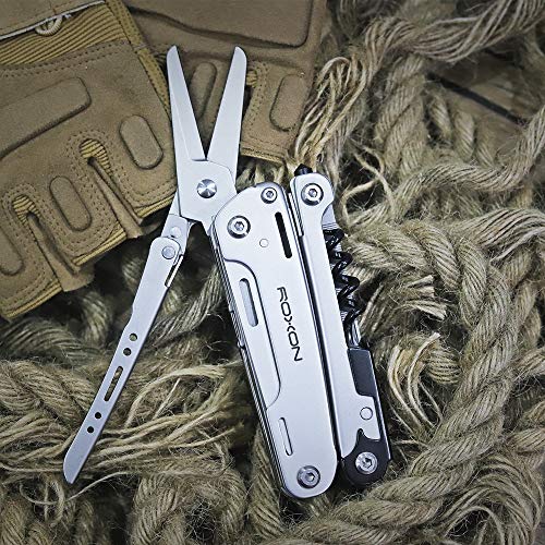 ROXON STORM upgraded version 16 in 1 multi-tool pliers Outdoo 67006 Silver NEW_6