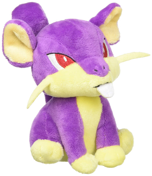 Pokemon Center Original Plush doll Pokemon fit Rattata H14xW9.5xD8cm Purple NEW_1