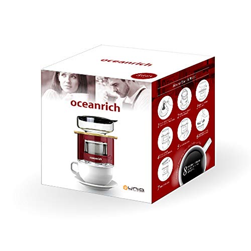 Oceanrich coffee maker Automatic drip UQ-CR8200RD Red NEW from Japan_2