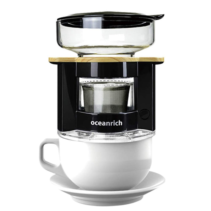 Oceanrich automatic drip coffee maker black UQ-CR8200BL Battery Powered NEW_4