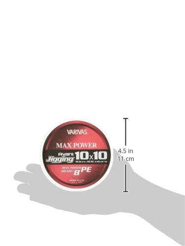 VARIVAS Avani Jigging 10x10 Max Power PE X8 400m #5 78lb Braid Line NEW_3