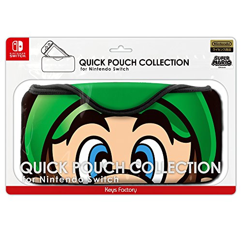 QUICK POUCH COLLECTION for Nintendo Switch (Super Mario) Luigi NEW from Japan_1