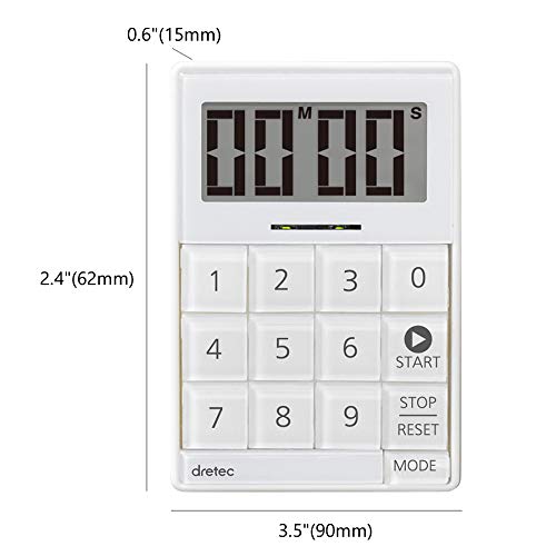 dretec Kitchen timer digital cubic timer Announce the time with sound & light_4