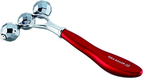 Teratite Tera Roller TRAI AiⅡBeauty wave roller Face Crystal Red NEW from Japan_4