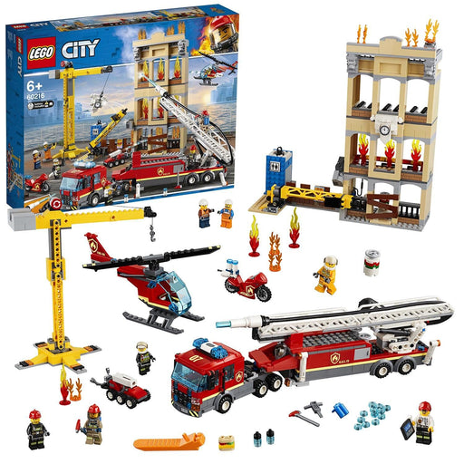 Lego City Fire Deposit 60216 Block Toy 943 pieces Battery Powered Multi Color_1