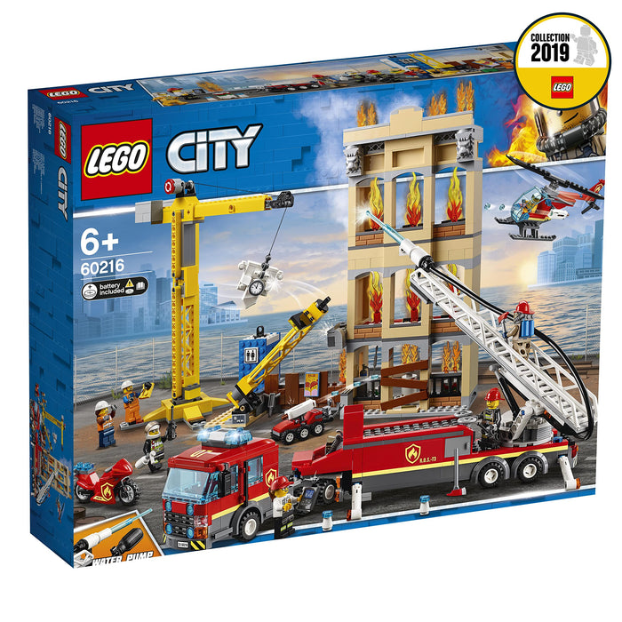 Lego City Fire Deposit 60216 Block Toy 943 pieces Battery Powered Multi Color_2
