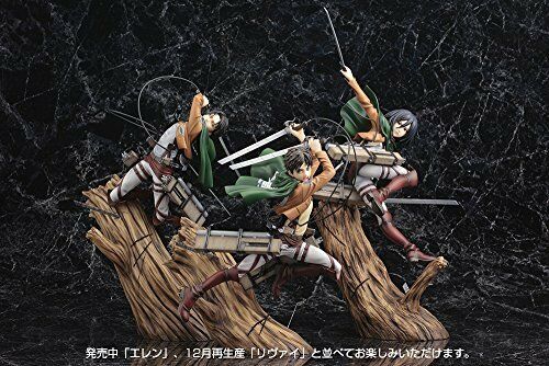 Kotobukiya Artfx J Mikasa Ackerman Renewal Package Ver 1/8 Scale Figure NEW_7