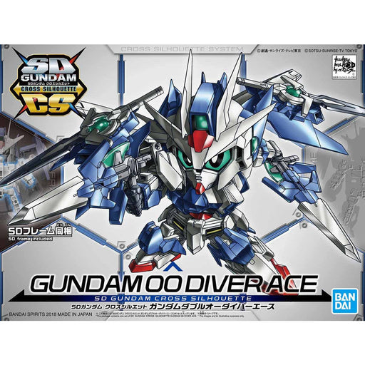 BANDAI SD GUNDAM CROSS SILHOUETTE GUNDAM 00 DIVER ACE Model Kit Build Divers NEW_1