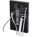 KIMINO Nail Nipper + Cuticle Care Pusher + Nail File Manicure Pedicure Tool SET_1