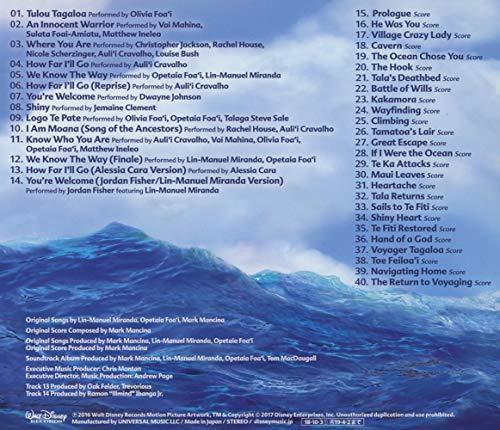 [CD] Moana Original Sound Track in English NEW from Japan_2