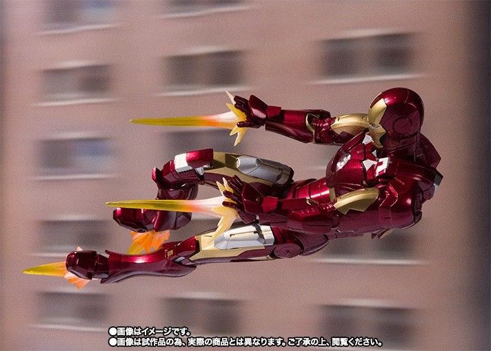 S.H.Figuarts Marvel Avengers IRON MAN MARK 7 Action Figure BANDAI NEW from Japan_4