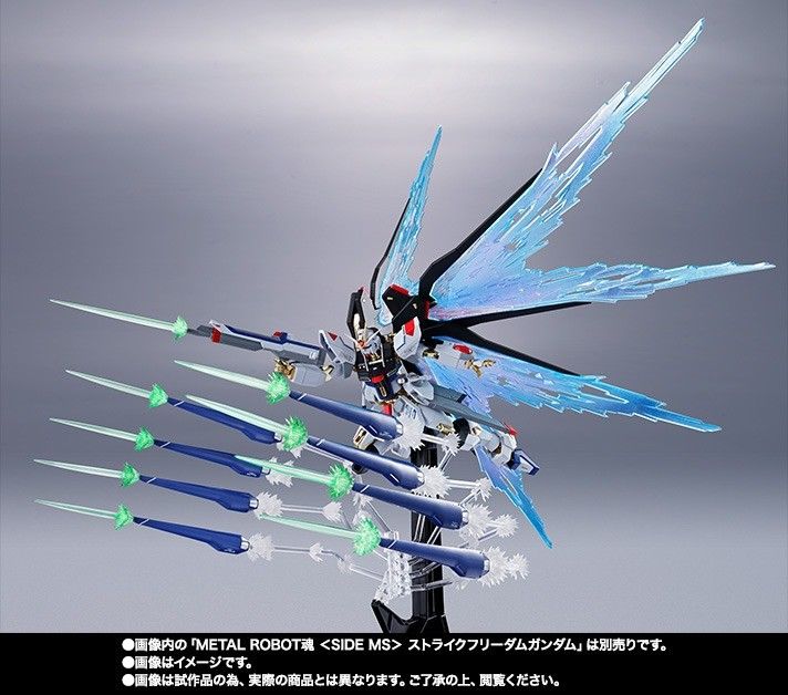 METAL ROBOT SPIRITS SIDE MS WING OF LIGHT & Hi-MAT FULL BURST EFFECT SET BANDAI_6