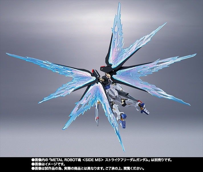 METAL ROBOT SPIRITS SIDE MS WING OF LIGHT & Hi-MAT FULL BURST EFFECT SET BANDAI_7
