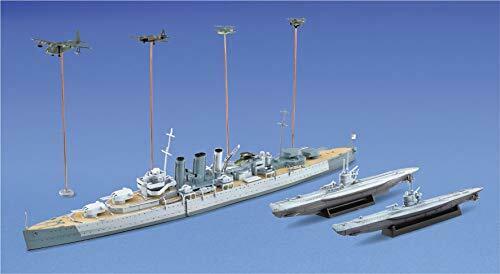 Aoshima HMS Dorsetshire 'Bismarck Pursuit Battle' 1/700 Scale Plastic Model Kit_3