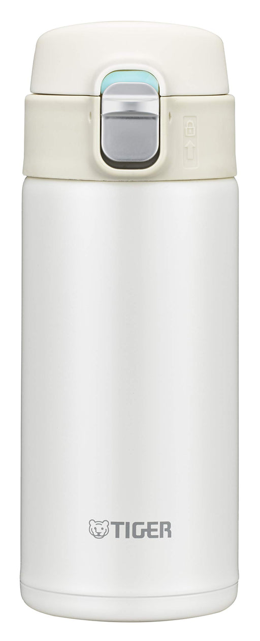 TIGER Thermos Mug Bottle One Push Open Cream White 360ml MMJ-A361-WM Stainless_2