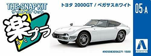 Aoshima 1/32 The Snap Kit Series Toyota 2000GT Pegasus White Painted kit  NEW_8