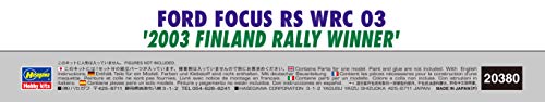 Hasegawa Ford Focus RS WRC03 2003 Finland Rally Winner 1/24 Model Kit NEW_4