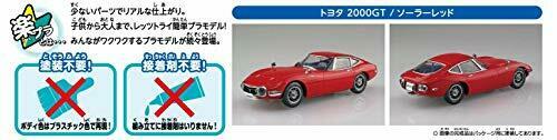 Aoshima Toyota 2000GT Solar Red 1/32 Scale plastic model  NEW from Japan_9
