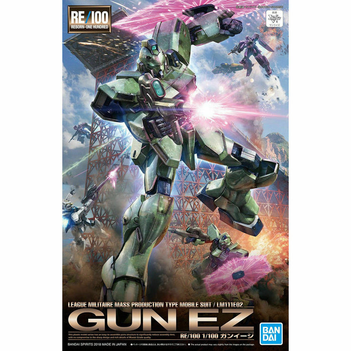 BANDAI RE/100 1/100 LM111E02 GUN EZ Plastic Model Kit V Gundam NEW from Japan_1