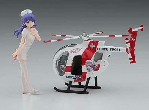 1/20 Egg Girls Collection No.05 'Claire Frost' w/Hughes 500 Plastic Model Kit_4