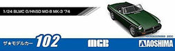 Aoshima 1/24 BLMC G/HN5D MG-B MK-3 '74 Plastic Model Kit NEW from Japan_5