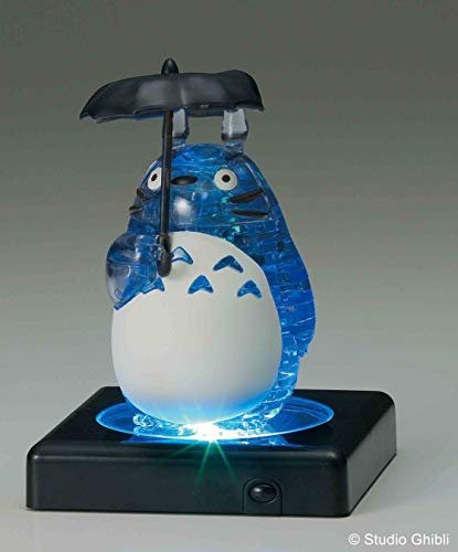 3D Crystal Puzzle Totoro Gray Ghibli 42 Piece NEW from Japan_6