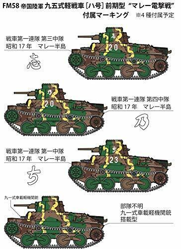 Fine Molds 1/35 Military Series Imperial Army Type 95 Ha-Go Ha No.Early Type NEW_6