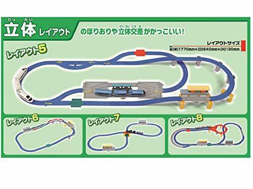 Takara Tomy Plarail Let the Train go ! Recombination Action DX Rail Set NEW_9