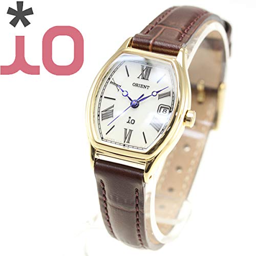 ORIENT Watch io LIGHTCHARGE RN-WG0013S Solar Women's Brown Leather Band NEW_2