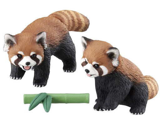 Takara Tomy Ania AS-35 Red panda Real Animal PVC Figure Set of 2 w/ Accessories_1