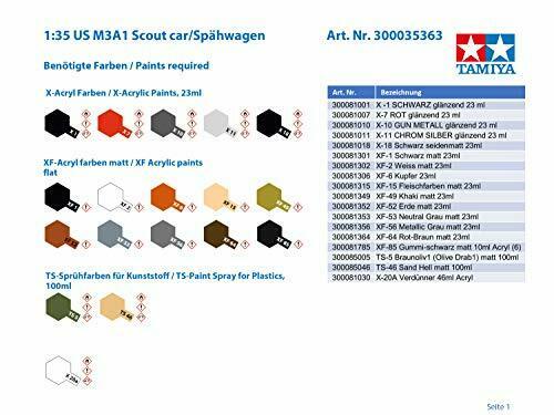 Tamiya M3A1 Scout Car Plastic Model Kit NEW from Japan_3