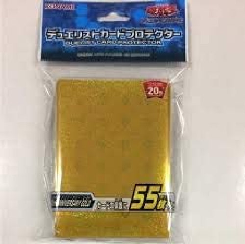 Yugioh 20TH ANNIVERSARY GOLD Sleeve x55 Japan Sealed Duelist Card Protector NEW_1