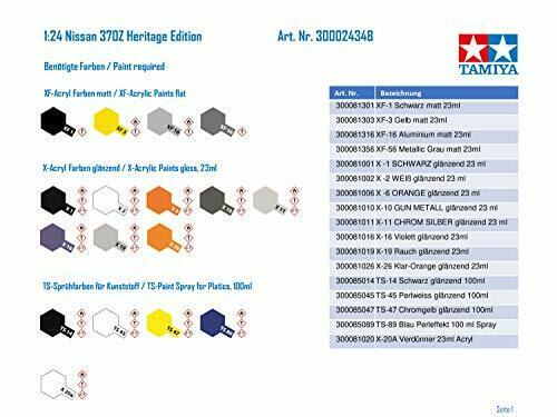 Tamiya 1/24 Nissan Fairlady Z Heritage Edition Plastic Model Kit NEW from Japan_3