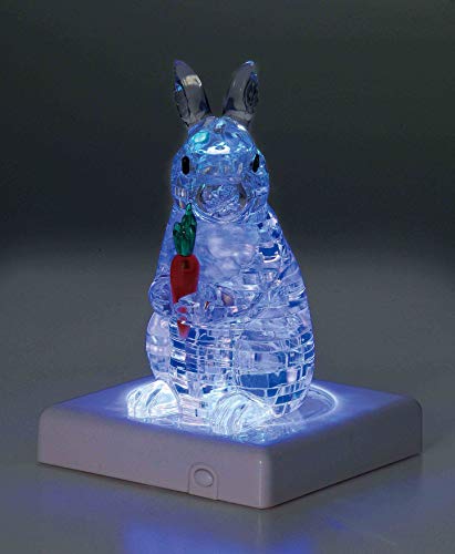 Beverly 3D Crystal Puzzle Rabbit Clear 43 Pieces NEW from Japan_6