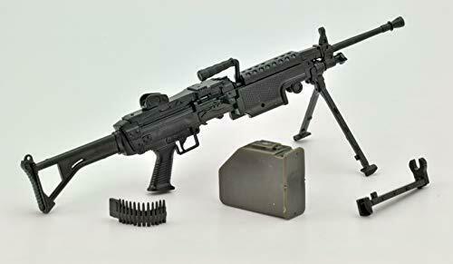Tomytec 1/12 Little Armory (LA046) 5.56mm Machine Gun Plastic Model Kit NEW_2