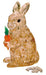 Beverly 3D Crystal Puzzle Rabbit Brown 43 Pieces 50234 NEW from Japan_1