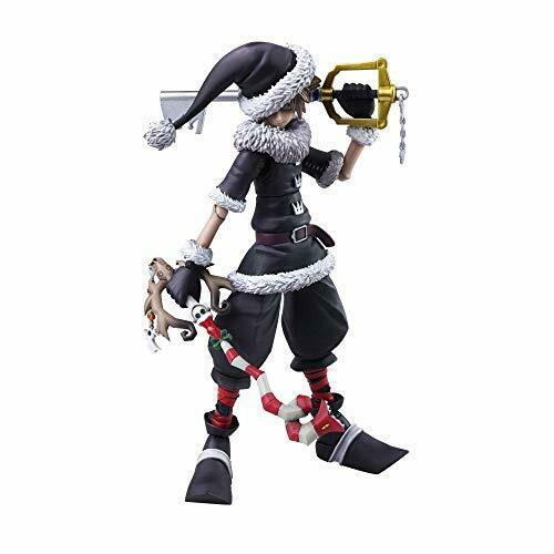 Square Enix Kingdom Hearts II Bring Arts Sora Christmas Town Ver. Figure_1