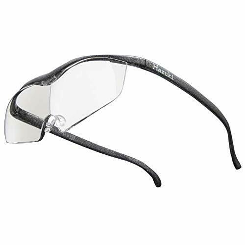 Hazuki Glasses Loupe Large 1.85 times Magnifier Clear Lens Gray_1