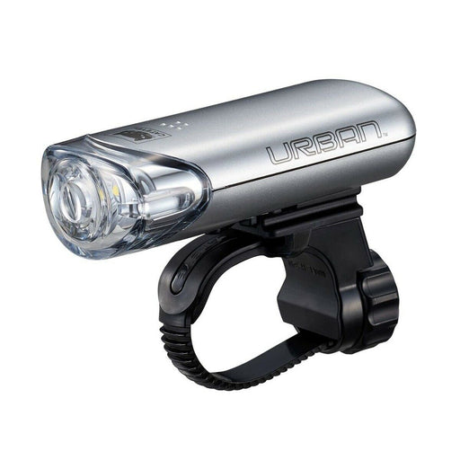 CATEYE HL-EL145 URBAN 800 Candela LED Bicycle Headlight Silver NEW from Japan_1