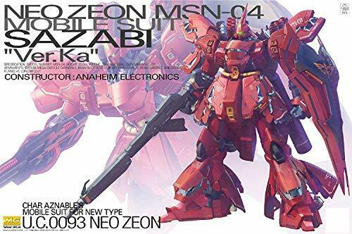 BANDAI MG 1/100 MSN-04 Sazabi Ver.Ka Gundam Model Kit NEW from Japan_4