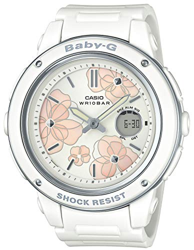 CASIO watch BABY-G Floral Dial Series BGA-150FL-7AJF Ladies White NEW from Japan_1