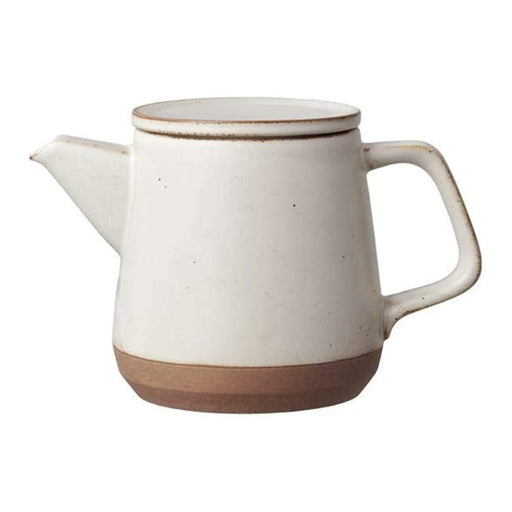 KINTO CLK-151 Tea Pot 500ml White 21885 stainless steel (strainer), porcelain_1